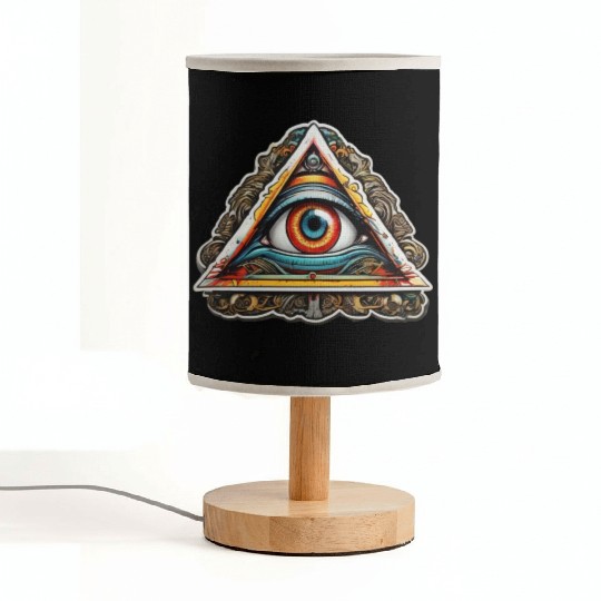 secret society illuminati Fabric Lamps