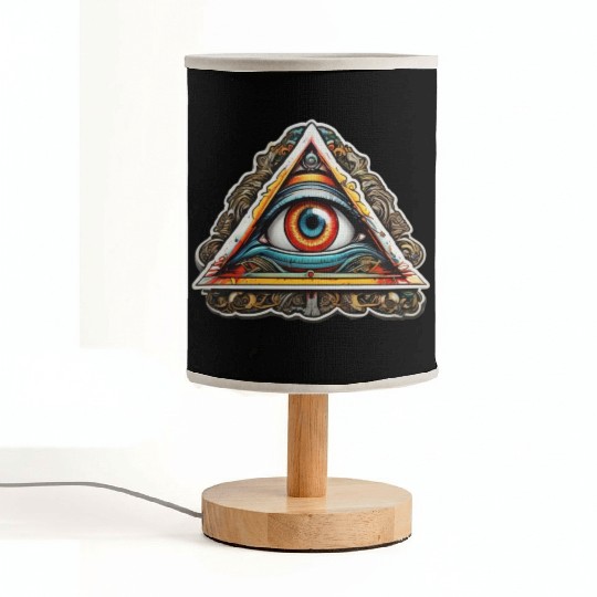 secret society illuminati Fabric Lamps