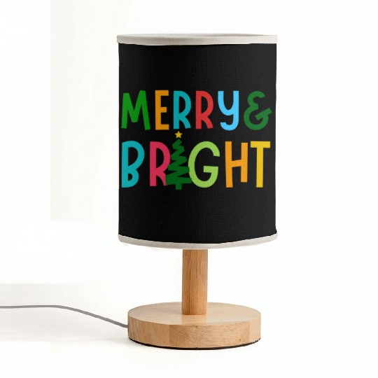 Merry and Bright Fabric Lamps