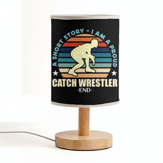 Catch Wrestler A Short Story I Am Wrestling Lover Fabric Lamps