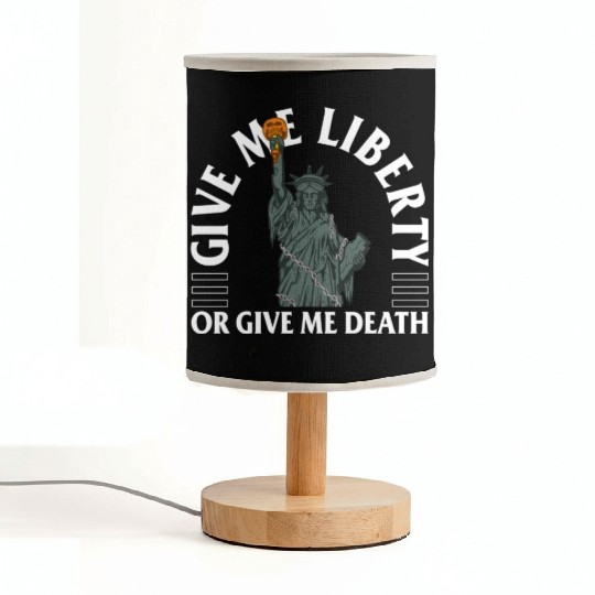 Halloween Fabric Lamps, Give Me Liberty Or Give Me Death