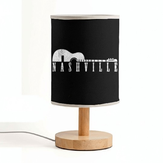 Nashville Tennessee Country Music City Fabric Lamps