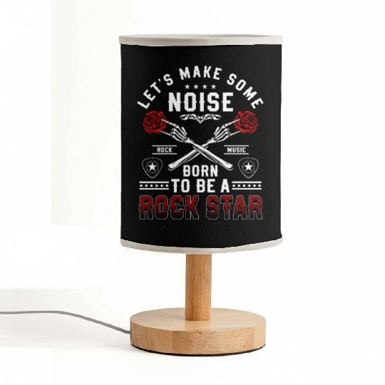 Rock Hard Rock Music Genre Fabric Lamps