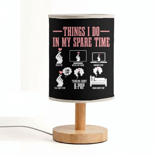 K-Pop Fan Gift Korean Pop Music Funny Fabric Lamps