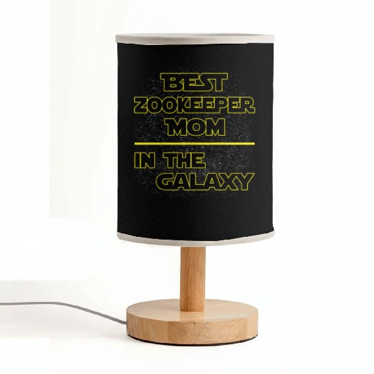 Best Zookeeper Mom In The Galaxy Mother's Day Gift Fabric Lamps