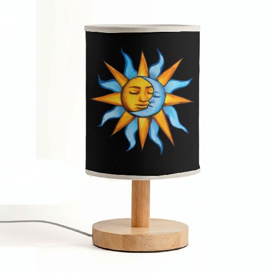 sun moon Fabric Lamps
