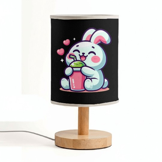 Rabbit Bubble Tea Kawaii Fabric Lamps