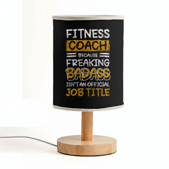 Fitness Instructor Gym Muscle Building Bench Press Fabric Lamps
