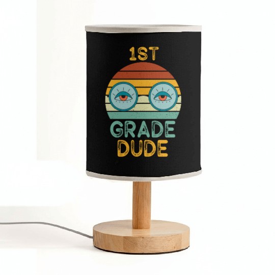 Kindergarten Teacher Funny Student 1st Graduation Fabric Lamps