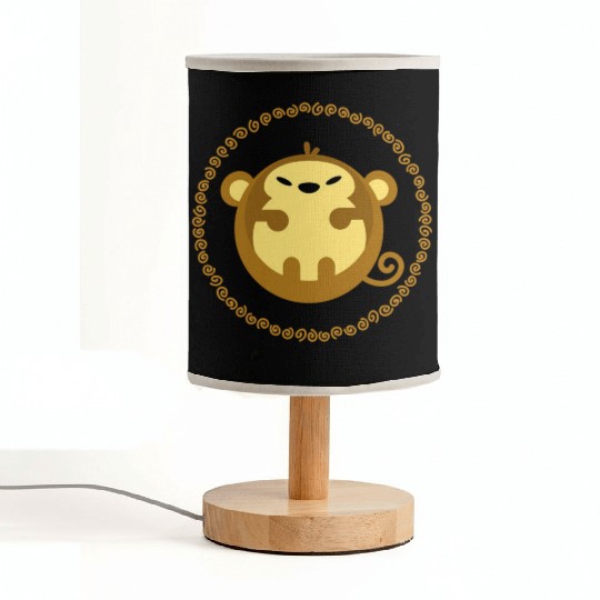 Ape Gorilla Monkey Primate Macaque Chimpanzee Fabric Lamps