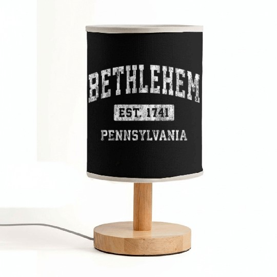 Bethlehem Pennsylvania Pa Established Sports Fabric Lamps