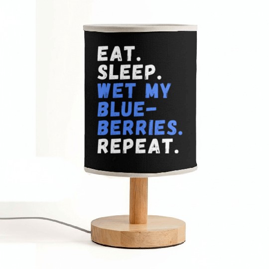 Berry Picking Blueberry Gardening Fabric Lamps