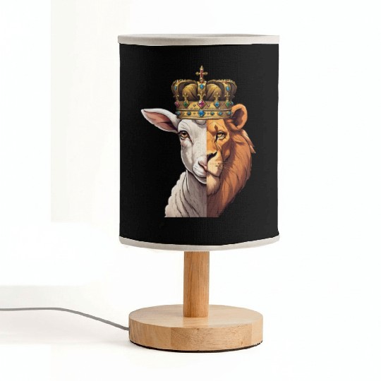 Lion, Lamb, King Fabric Lamps