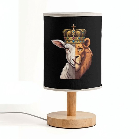 Lion, Lamb, King Fabric Lamps