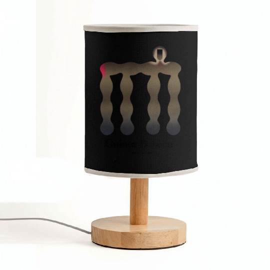 Bold monkey print "Guinea Baboon" Fabric Lamps