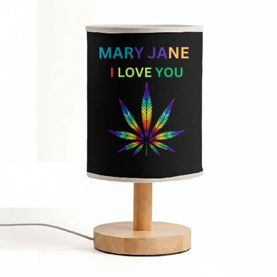 MARY JANE, Marijuana lover, Cannabis Fabric Lamps