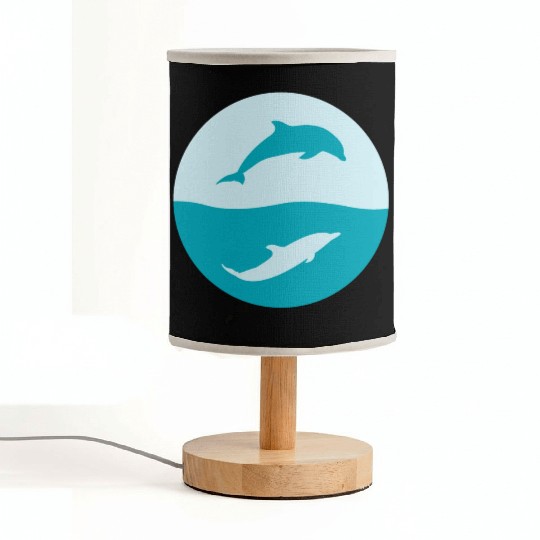 Dolphin Lover Gift Idea Fabric Lamps