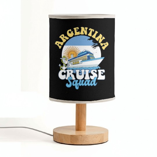 Argentina Cruise Squad Family Vacation Trip Fabric Lamps