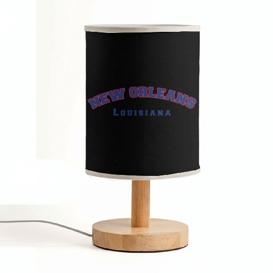 New Orleans Louisiana Fabric Lamps