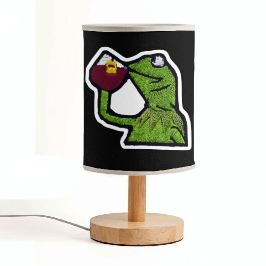 Frog Drink Tea Fabric Lamps