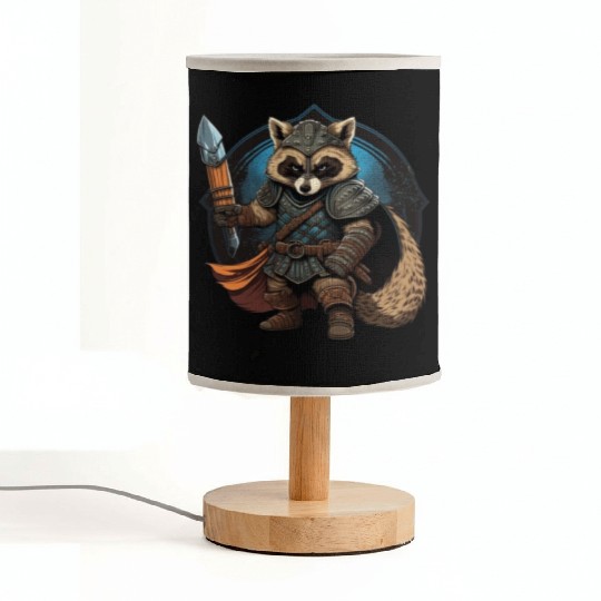 f raccoon Fabric Lamps