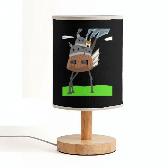 Steampunk Mechanical Moving Castle Fabric Lamps