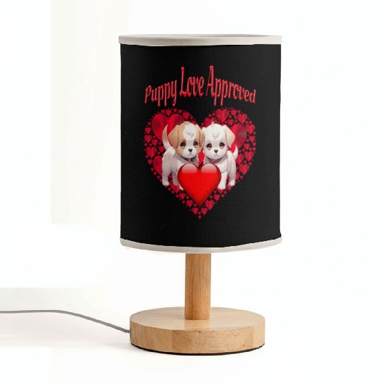 Puppy Love Approved Fabric Lamps