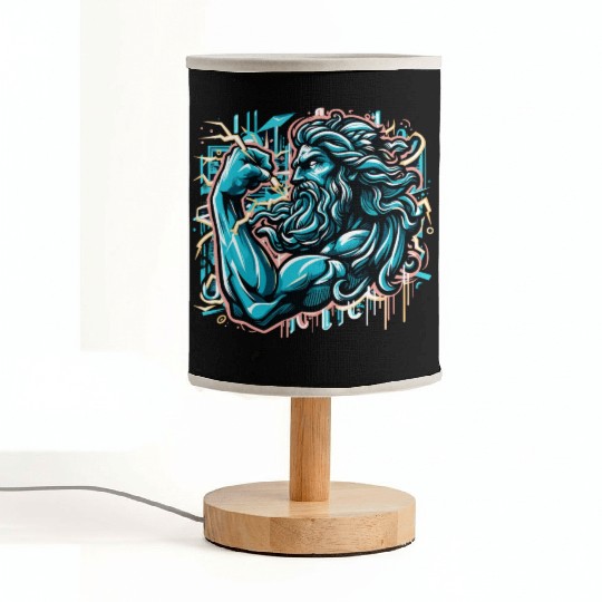 Zeus Lightning King Fabric Lamps