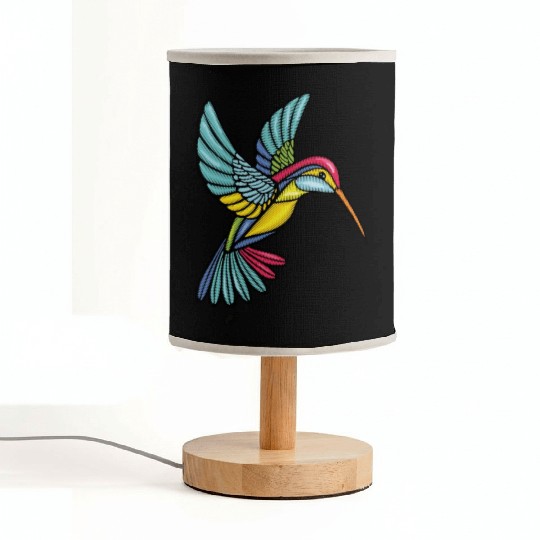 Colourful Hummingbird, Sweet and Elegant Style Fabric Lamps