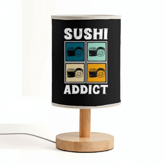Sushi Delicious Kawaii Cuisine Fabric Lamps