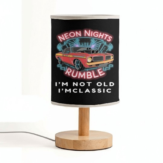 Statement of Classic Confidence Apparel- Hot Rod Fabric Lamps