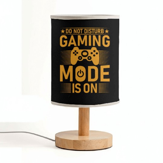 DO NOT DISTURB GAMING MODE IS ON Fabric Lamps