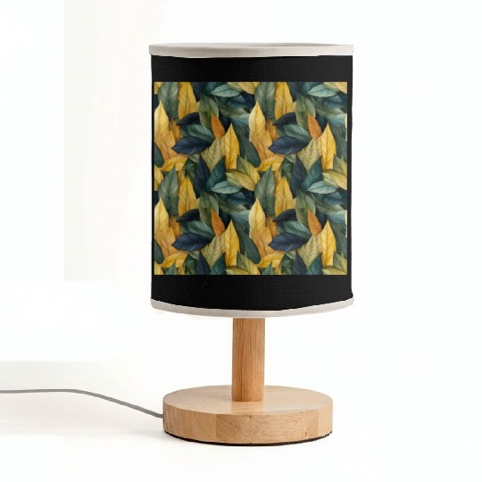 Autumn Leaves Pattern Fabric Lamps