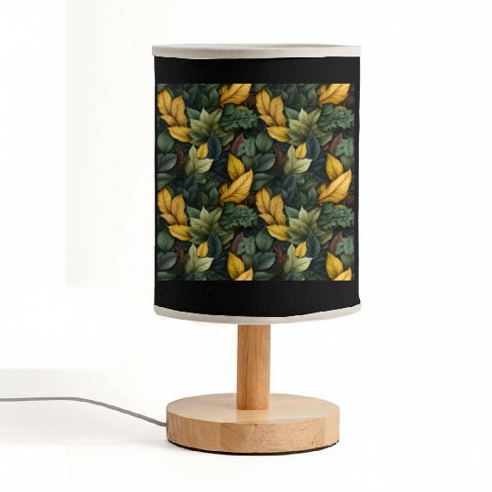 Fall Leaves Pattern Fabric Lamps