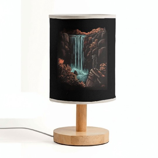 Photography Waterfall Nature Photographer Camera Fabric Lamps