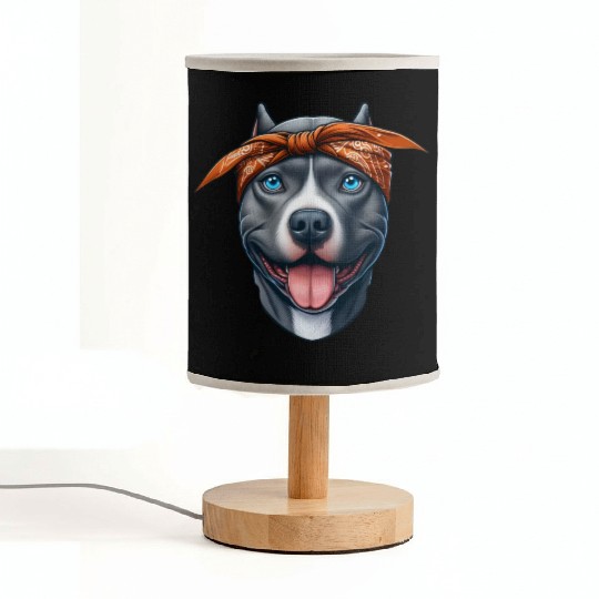 Pitbull The Gangster Fabric Lamps