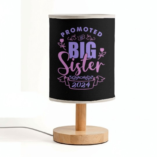 I will be a big sister at birth in 2024 Fabric Lamps