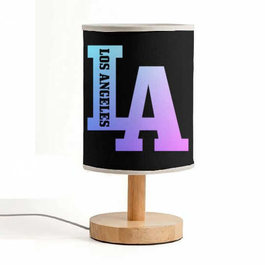 Los Angeles California LA Gift Fabric Lamps