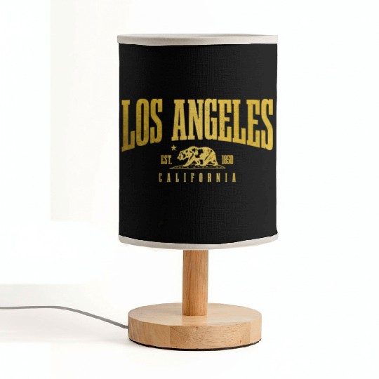 Los Angeles California LA Gift Fabric Lamps
