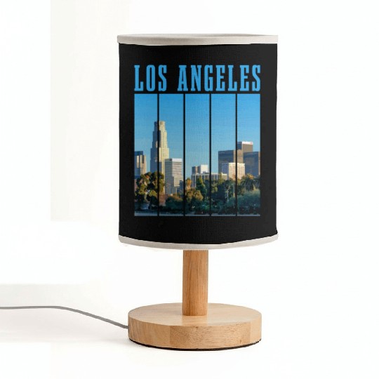Los Angeles California LA Gift Fabric Lamps
