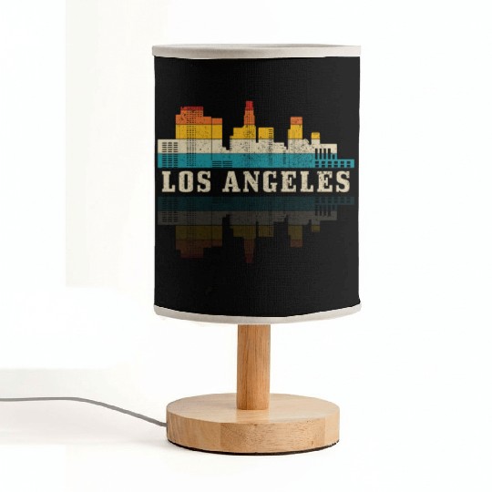 Los Angeles California LA Gift Fabric Lamps