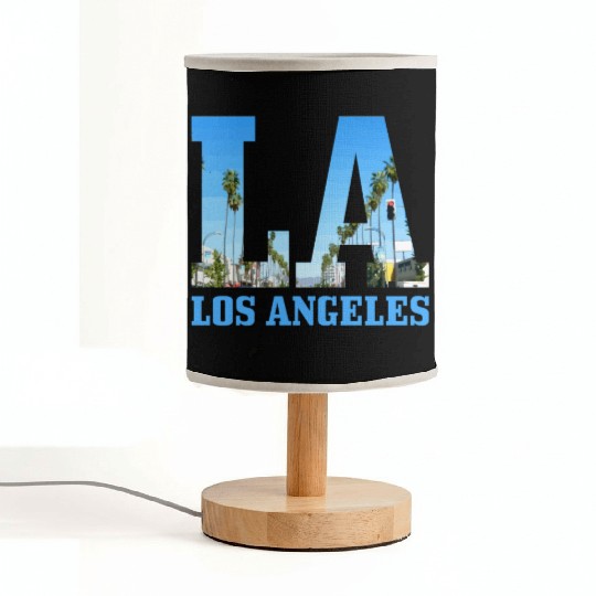 Los Angeles California LA Gift Fabric Lamps