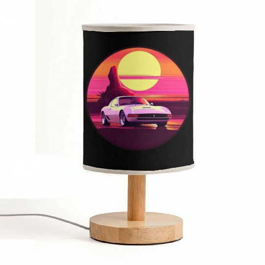 Classic Sports Car Fabric Lamps