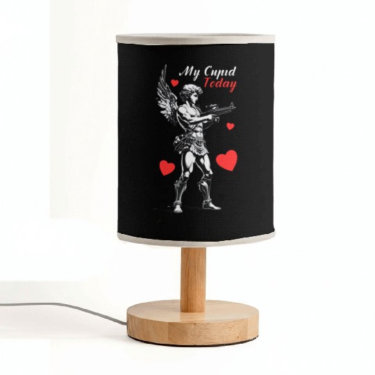 My cupid today. Fabric Lamps