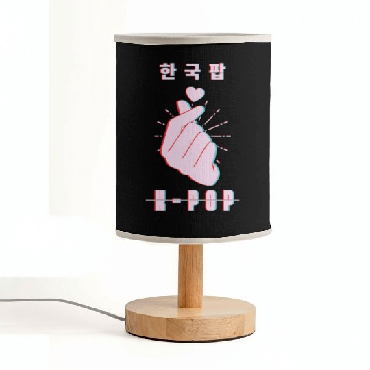 K-Pop Love Korean Finger Heart K Pop Fabric Lamps