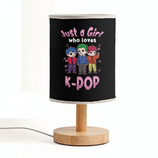 Girl Loves K-Pop K-Drama Korean Fabric Lamps