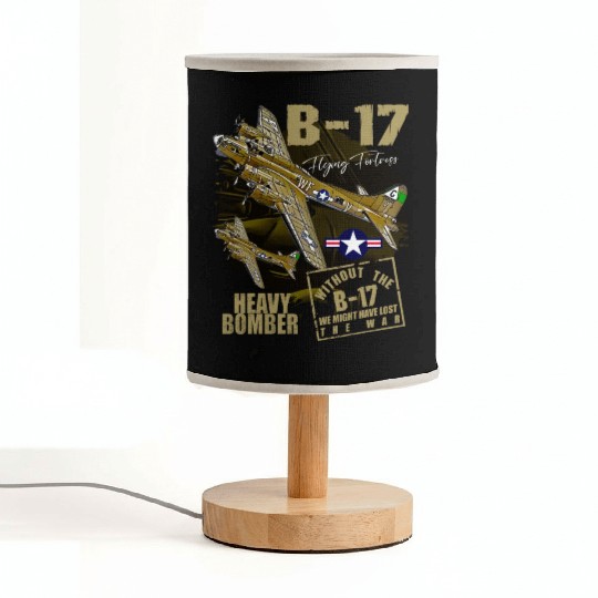 B-17 Flying Fortress heavy us air force bomber Fabric Lamps