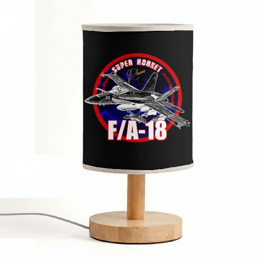 F18 Hornet Us Air Force Fighterjet Fabric Lamps