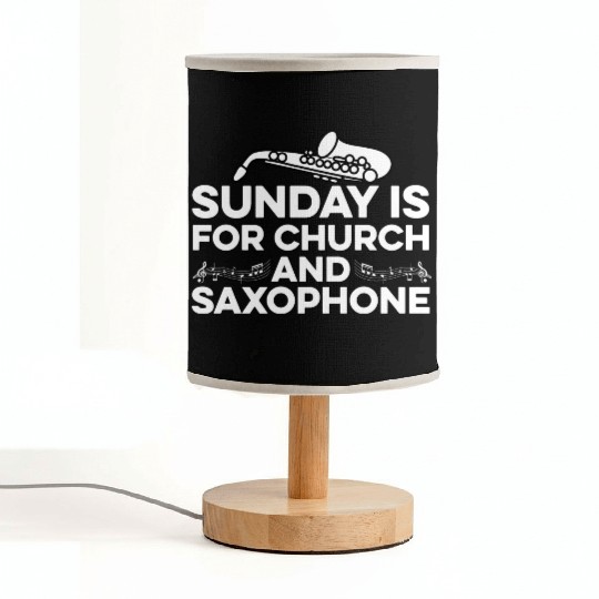 Church and Saxophone Choir Member Gift Fabric Lamps