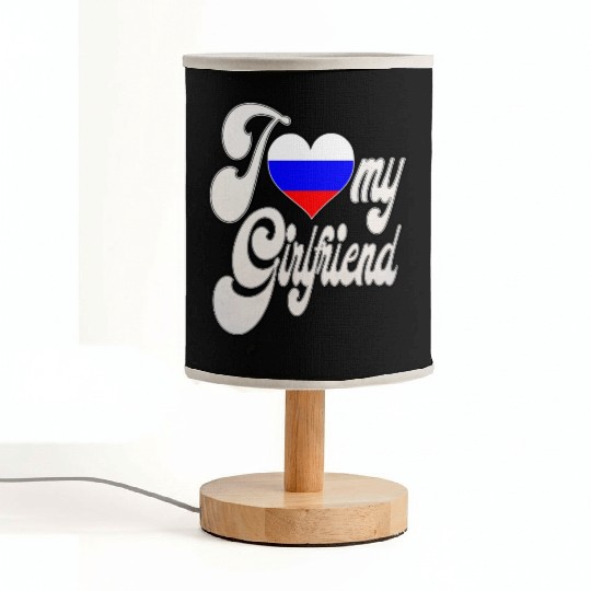 RussiaI Love My Russian Girlfriend Fabric Lamps